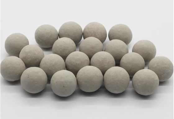 Inert Porcelain Alumina Ceramic Ball สำหรับสื่อรองรับ Catalyst Bed
