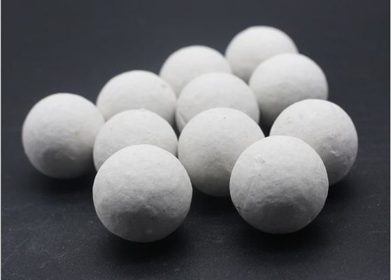 Inert Porcelain Alumina Ceramic Ball สำหรับสื่อรองรับ Catalyst Bed