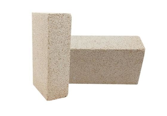 อิฐมวลเบา Mullite K23 ฉนวน Firebrick ทนอุณหภูมิสูงขึ้น